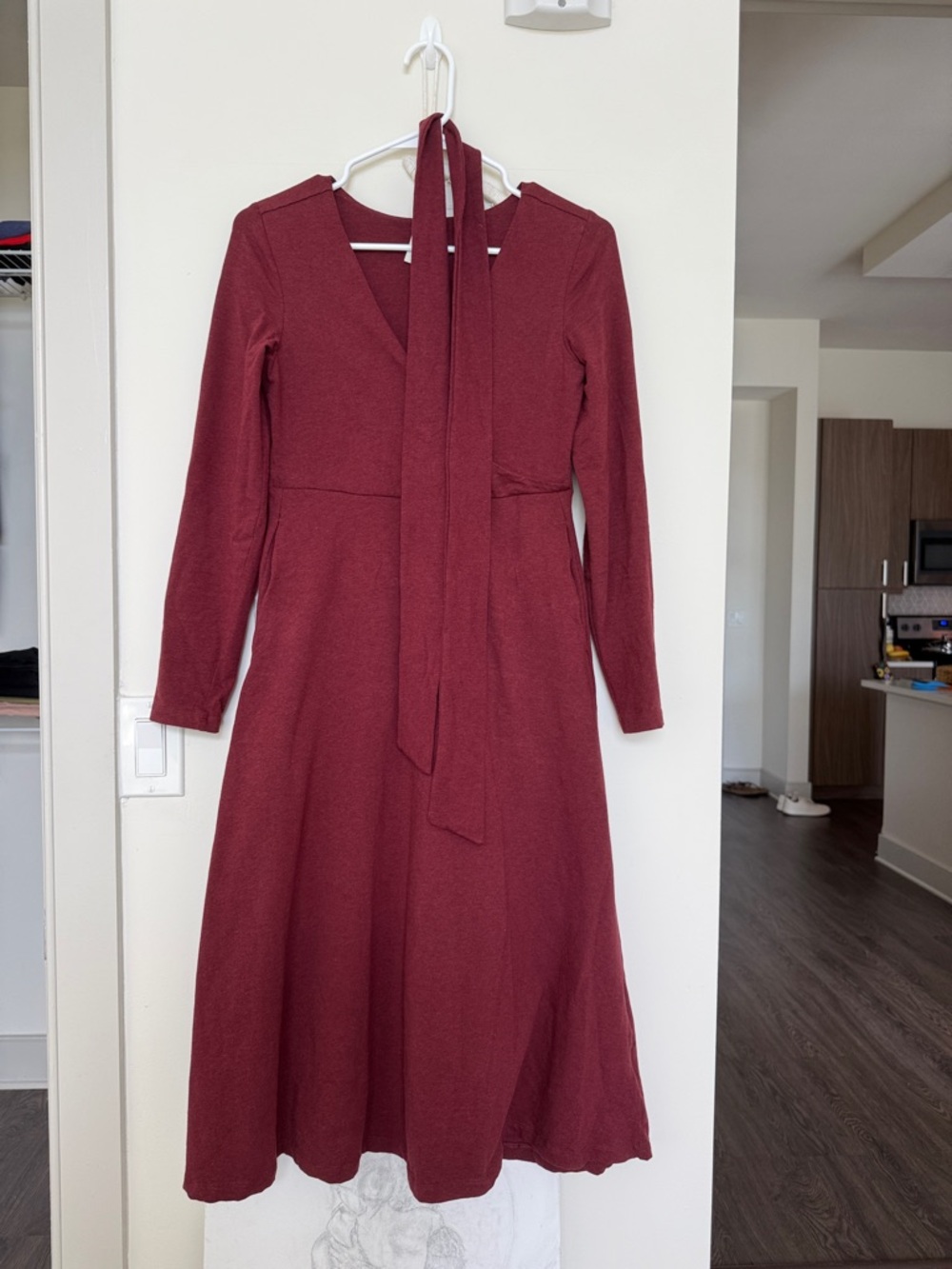 Pact Dress in Deep Burgundy